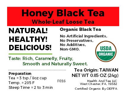 Health&Tea Honey Black tea