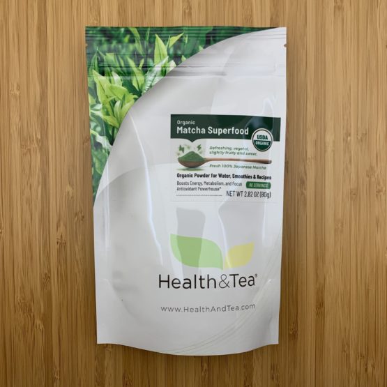 Health&Tea Matcha Superfood Front Bag