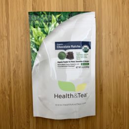 Health&Tea Chocolate Matcha Front Bag