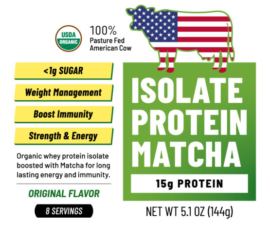 Health&Tea Whey Isolate Protein Matcha Original
